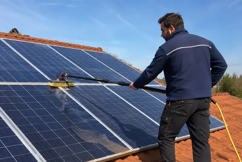 Nettoyage et entretien de panneaux solaires à Saint-Étienne-de-Baïgorry